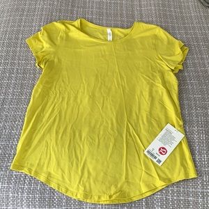 Lululemon love crew sz 10 yellow
